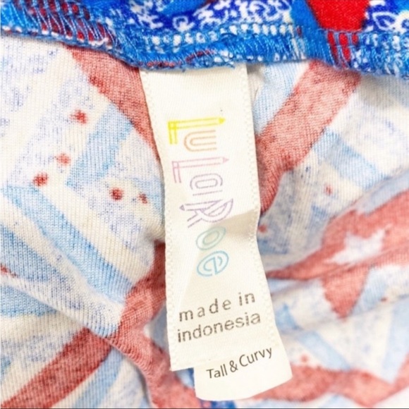 LULAROE star leggings pants TC - Picture 6 of 7